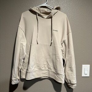 Columbia Cream Pullover Sweater with Hood